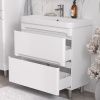 Тумба напольная EQUIL Nice 80.2Y tnNICE80.2Y-05 Краска 2 ящика с раковиной Nice 9595-80