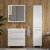 Тумба напольная EQUIL Corner 80.2Y tnCRNR80.2Y-06 Краска 2 ящика с раковиной Lake 9696-80