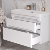 Тумба подвесная EQUIL Nice 80.2Y tpNICE80.2Y-05 Краска 2 ящика с раковиной Nice 9595(80)