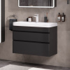 Тумба подвесная Eltoro 80.2Y tpELTR80.2Y-03 Пленка Soft touch 2 ящика с раковиной Nice 80 9595-80