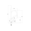 Смеситель для кухонной мойки Fmark FS8244H-12 черный/бежевый