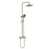 Душевая стойка SAVOL S-009045C со смесителем, лейкой и тропическим душем, бронза