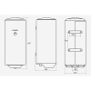 Водонагреватель электрический накопительный 80 л. Candy CR80V-B2SL(R) Slim, 1,5 кВт