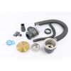 Мойка для кухни многофункциональная Fmark FSC002C золотая из нержавеющей стали, 75*46 см без LED-дисплея
