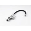 Смеситель для кухни Knotlor StreamLine SS-07 из нержавеющей стали,с гибким черный изливом