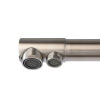 Смеситель для кухни GROSS AQUA GA3121609SS Neosteel с подключением к фильтру питьевой воды