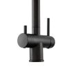 Смеситель для кухни GROSS AQUA 3188611SSMBB Neosteel черный, с подключением к фильтру питьевой воды