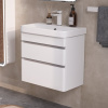 Тумба для ванны подвесная EQUIL Soldi Sf 70.2Y tpSOLDI70.2Y-04 с раковиной Nice 70 9595-70