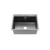 Кухонная мойка Fmark FSC5050Q графит, нерж. сталь, размер 500*500*210 мм