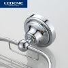 Мыльница LEDEME L1402-2 металлическая настенная глубокая
