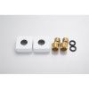 Смеситель для ванны Knotlor Stable KN-22/WY с коротким изливом, белый матовый
