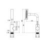 Смеситель для кухни RUSH Tinos TI3732-17 Black черный, с поворотным аэратором, 4 режима