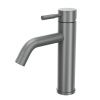 Смеситель для раковины RUSH Melos SUS1101-11Grey Графит, из нержавеющей стали