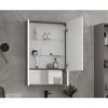 Шкаф зеркальный EQUIL Ferro LED 60 zsFERRO60.R с часами, правый