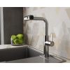 Смеситель для кухни RUSH Tinos TI3732-18 хром, с выдвижной лейкой, поворотным аэратором, 4 режима