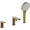 Смеситель для ванны на борт BELZ B66713-5 золото, Серия B713, , BELZ