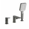Смеситель для ванны на борт BELZ B66715-3 оружейная сталь, Серия B715, , BELZ