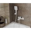 Смеситель для ванны RUSH Thira TR3635-44White с коротким изливом, белый, Коллекция Thira, , RUSH