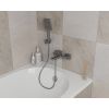 Смеситель для ванны RUSH Thira TR3635-44Grey с коротким изливом, графит, Коллекция Thira, , RUSH