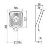 Смеситель для ванны RUSH Thira TR3635-44Grey с коротким изливом, графит, Коллекция Thira, , RUSH