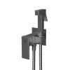 Смеситель c гигиеническим душем встраиваемый RUSH Thira TR3635-99Grey, графит, Коллекция Thira, , RUSH