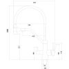 Смеситель для кухонной мойки Fmark FS1162-L01, Коллекция FM62, , SAVOL
