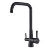 Смеситель для кухни Shevanik S528H с подключением фильтра питьевой воды, черный, Смесители с подключением к фильтру питьевой воды, , Shevanik