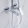 Душевая система Shevanik S4436 верхний душ, лейка, хром, Коллекция S44, , Shevanik