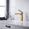 Cмеситель для раковины Shevanik S4501G золотой сатин, Коллекция S45, , Shevanik