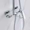Душевая система Shevanik S4226 верхний душ, лейка, хром, Коллекция S42, , Shevanik