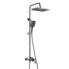 Душевая система Shevanik S4436T верхний душ, лейка, оружейная сталь, Коллекция S44, , Shevanik