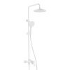 Душевая система Shevanik S4336C верхний душ, лейка, матовый белый, Коллекция S43, , Shevanik