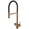 Смеситель для кухни Knotlor Infinity SS-16/RB римская бронза, с подключением к фильтру питьевой воды, Серия STREAMLINE, , KNOTLOR