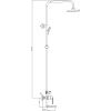 Душевая стойка со смесителем GROSS AQUA Dyno GA9009SMD07MW белый, с изливом (3)