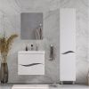 Тумба для ванны подвесная VOLNA 80.2Y Grey tpVLN.G80.2Y-01 с раковиной Миранда 80