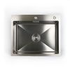 Мойка для кухни врезная Diadonna DS6050B серый графит из нержавеющей стали, 60*50 см без сифона