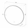 Зеркало D800 Portal LED ЗЛП4908 c бесконтактным сенсором