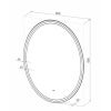 Зеркало Avalon LED 600х800 ЗЛП4889 с бесконтактным сенсором