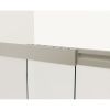 Шторка на ванну Vincea VSB-1E100CLB 1000*1450, черный, стекло прозрачное