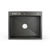 Мойка для кухни врезная Diadonna DS5060BL черная из нержавеющей стали, 50*60 см без сифона