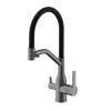Смеситель для кухни BELZ B78815-3 с подключением к фильтру питьевой воды, оружейная сталь (10)