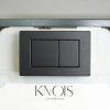 Кнопка механическая двойная Knois KN9900020 черная