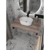 Кронштейн для столешницы черный матовый Watersense Eva в комплекте 2 шт