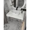 Кронштейн для столешницы белый матовый Watersense Eva в комплекте 2 шт