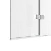 Шторка на ванну стеклянная 80х140 см Watersense Nancy W00215 распашная, прозрачное стекло, профиль хром