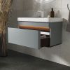 Тумба подвесная EQUIL Elegante 80.1Y tpELGNT80.1Y Мэйджик/Дуб голиано tpELGNT80.1Y с раковиной Nice (9595-80)-24.26