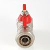 VALTEC Кран шар. под обжим, рукоятка бабочка 16х1/2 вн. VT.342.N.1604