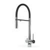 Смеситель для кухни DQ DA1462501Chrome с подключением к фильтру питьевой воды, хром (10)
