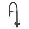 Смеситель для кухни DQ DA1462505 Black с подключением к фильтру питьевой воды, черный (10)