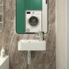 Раковина подвесная правая Watersense Mia 45 W00025 450х260х90 мм с полочкой под смеситель, белая